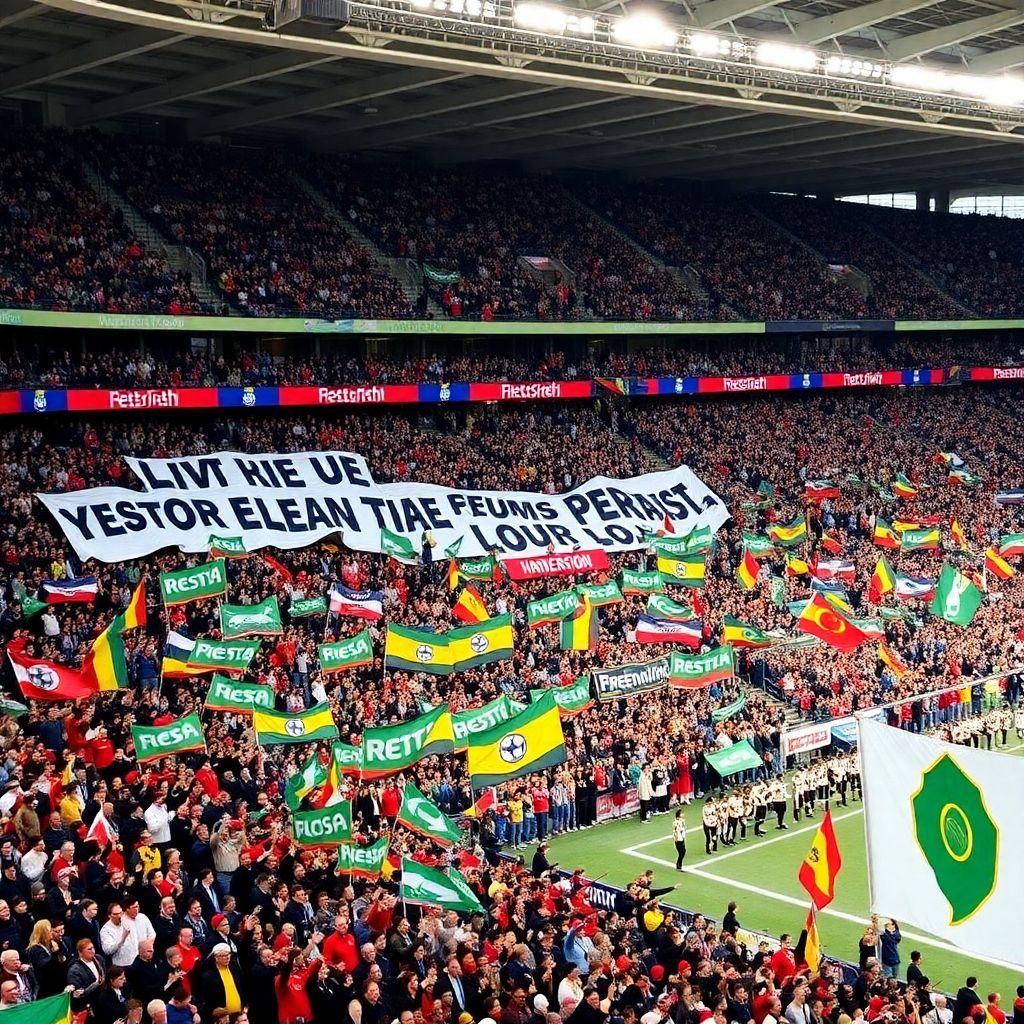 Лучшие фанатские перформансы: баннеры, кричалки и акции поддержки команды